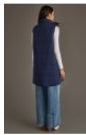 Navy Long Vest