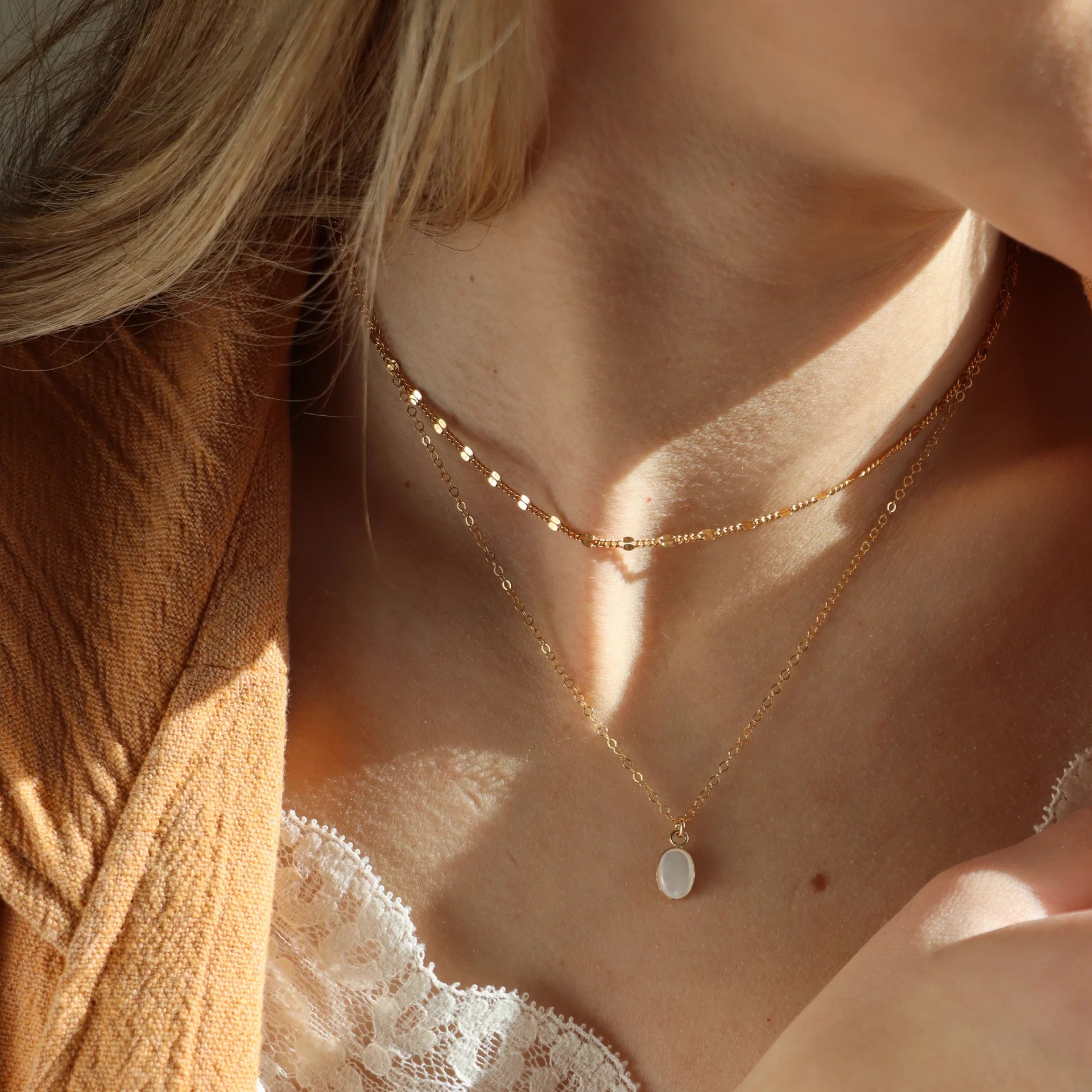 Sunburst Chain - 14"
