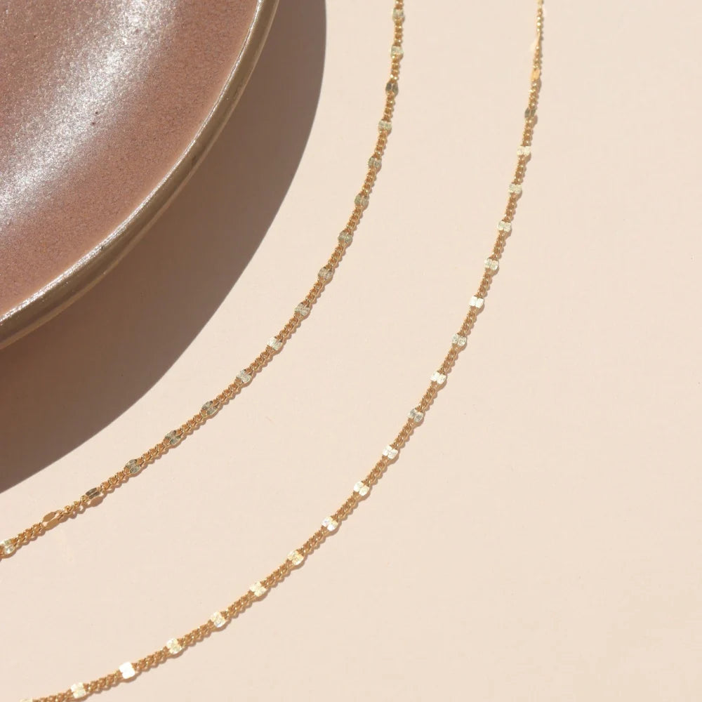 Sunburst Chain - 14"