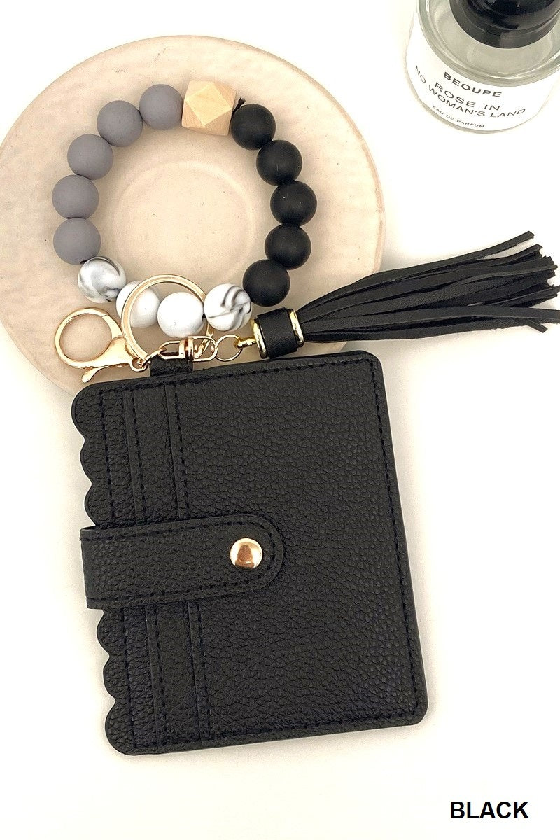 Beaded Keychain Wallet