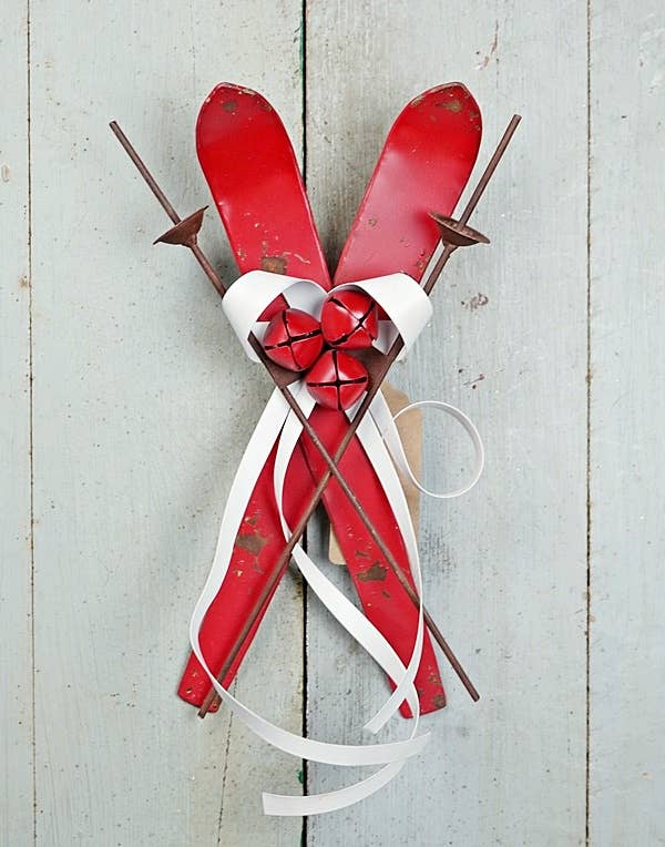 Red Ski Decor