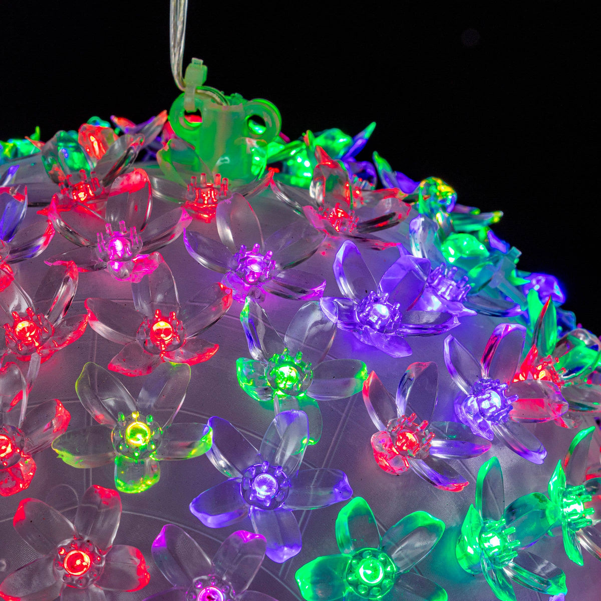Alpine Corporation Twinkling Sphere with Red, Green and Blue