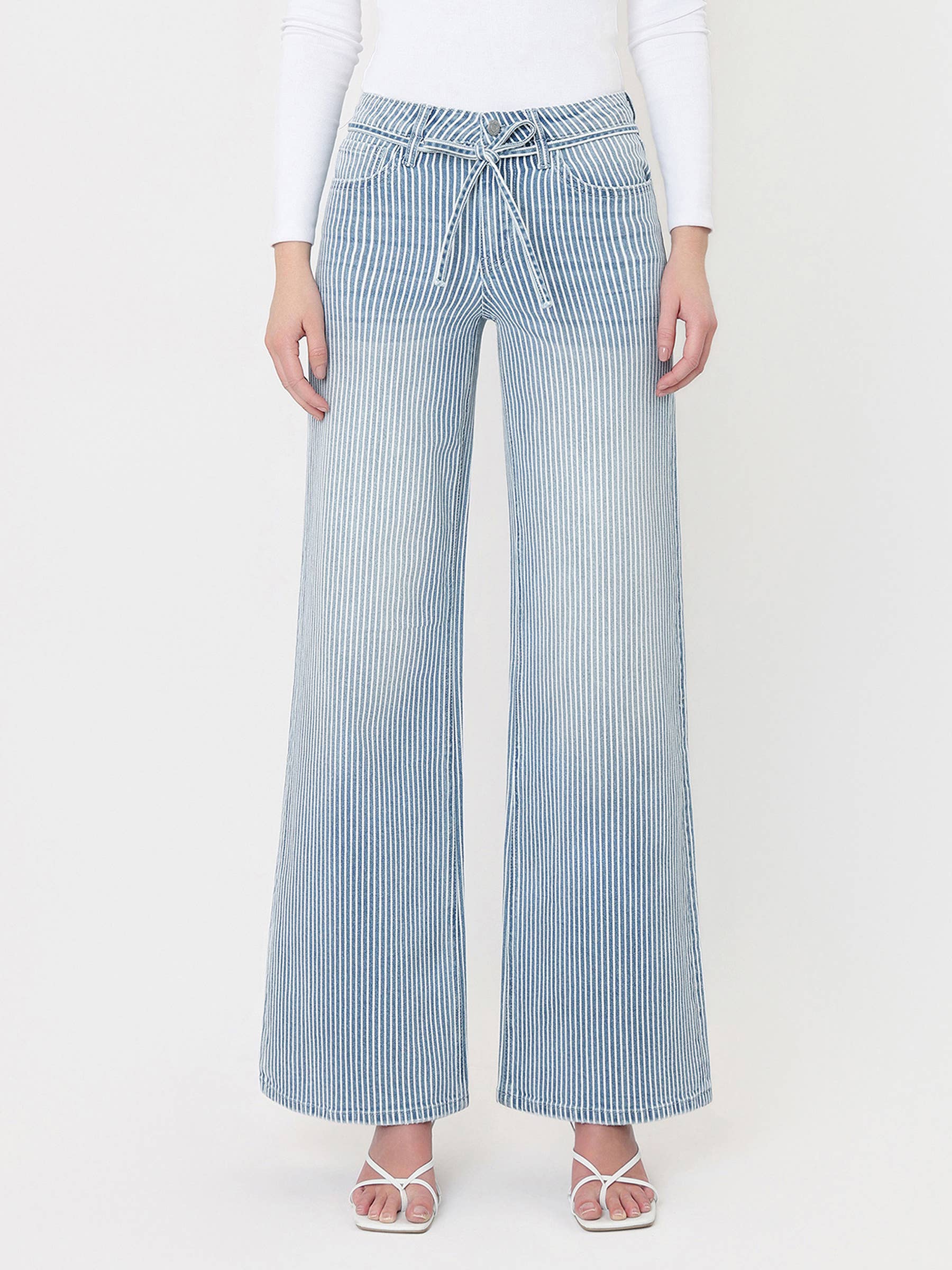 Pinstripe Play Jeans