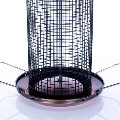 Copper Mesh Metal Bird Feeder