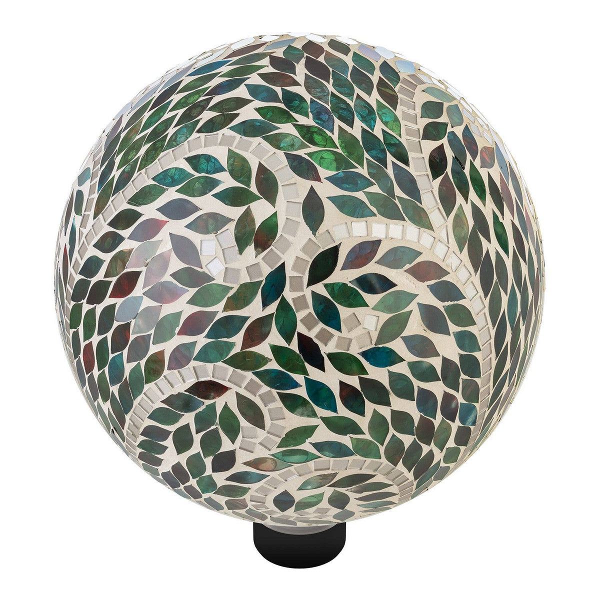 Alpine Corporation Mosaic Gazing Globe with Scroll Pattern