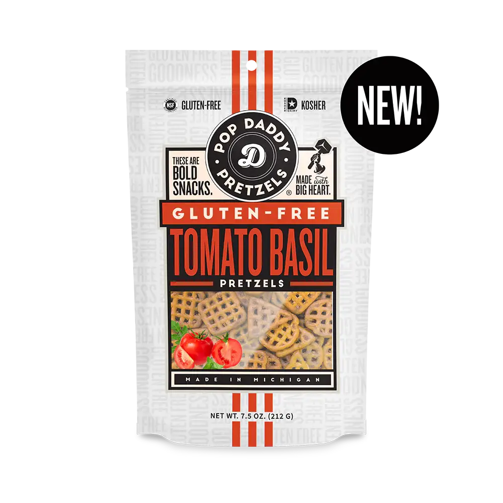 Gluten-Free Tomato Basil Pretzels