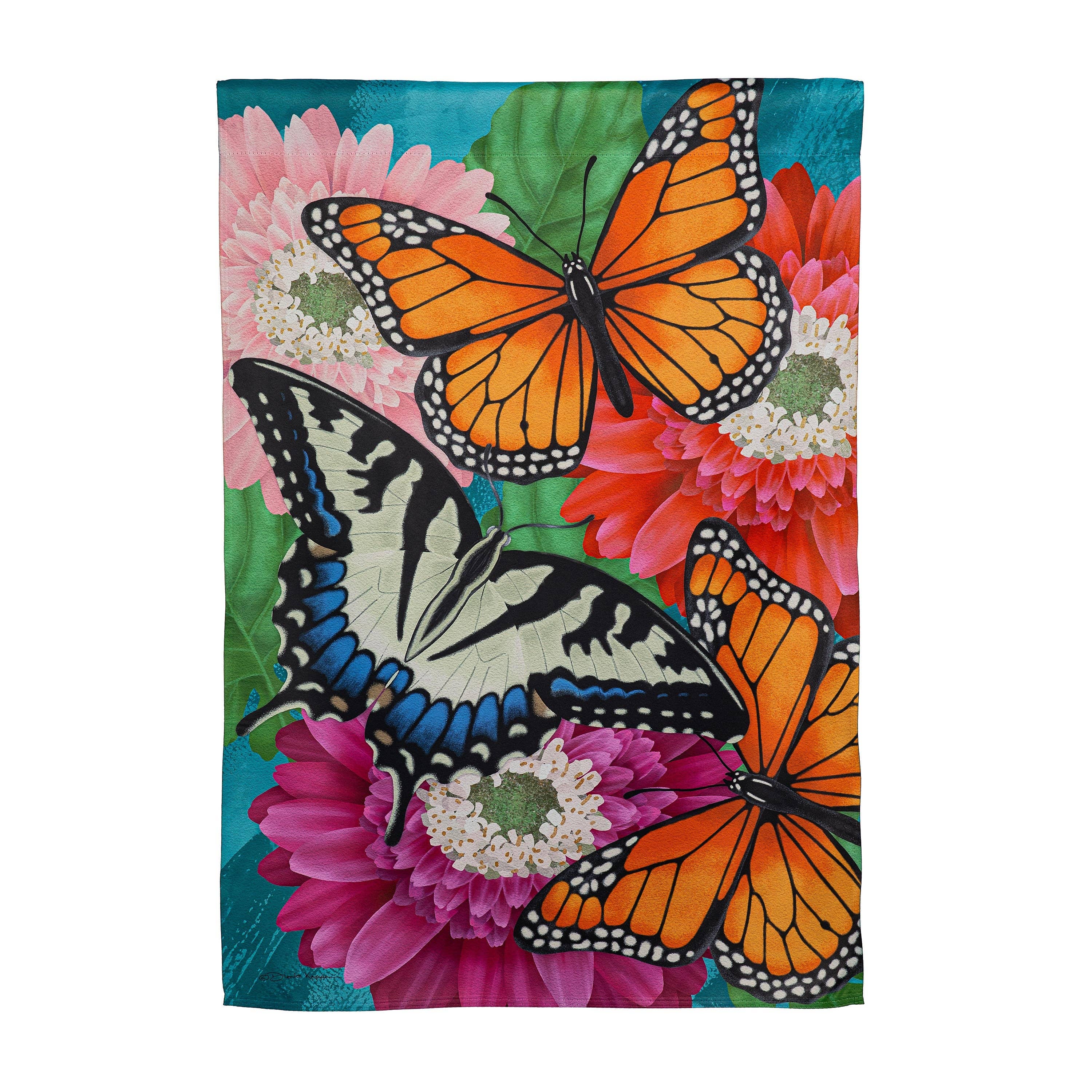 Monarch Garden Flag
