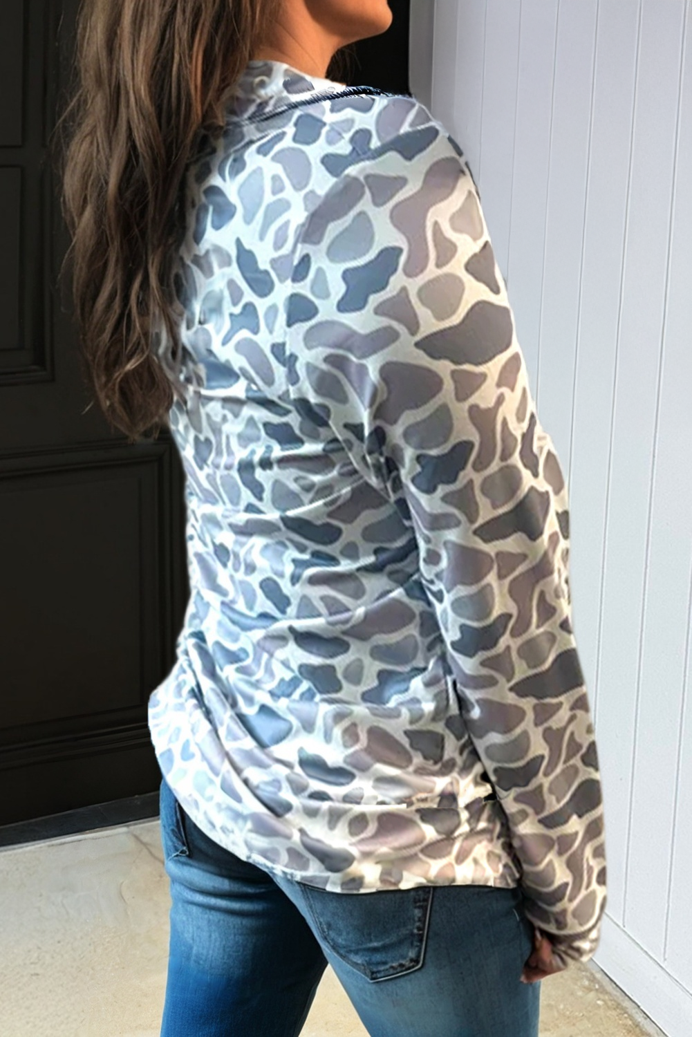 Camouflage Quarter Zip