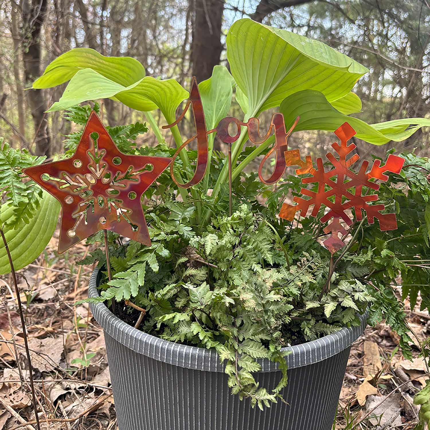 Star Porch Pot Stake