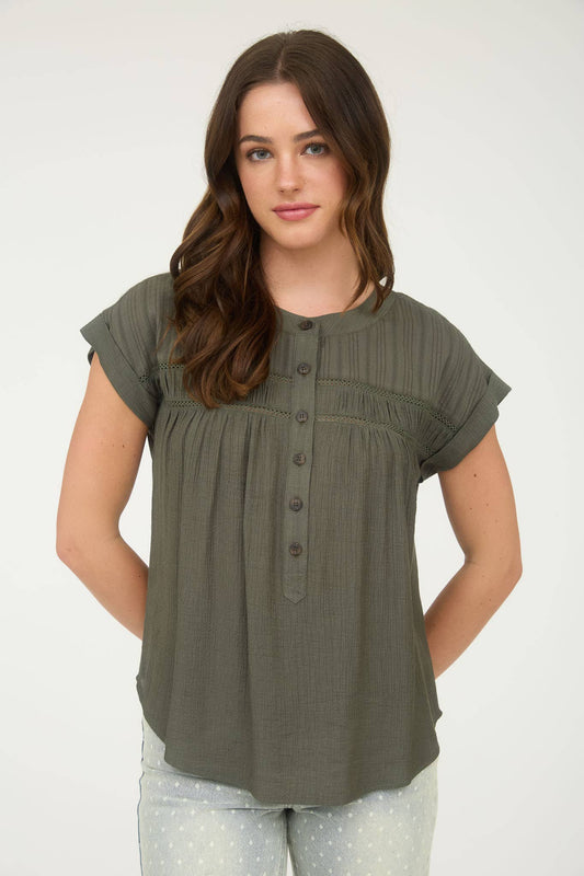Tay Button Top (Curvy)