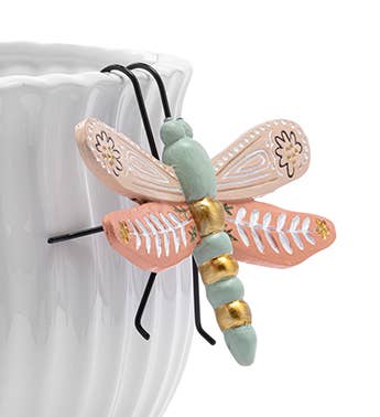 Butterfly &amp; Dragonfly Pot Hangers