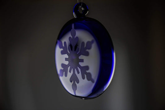 Glass Disc Ornaments