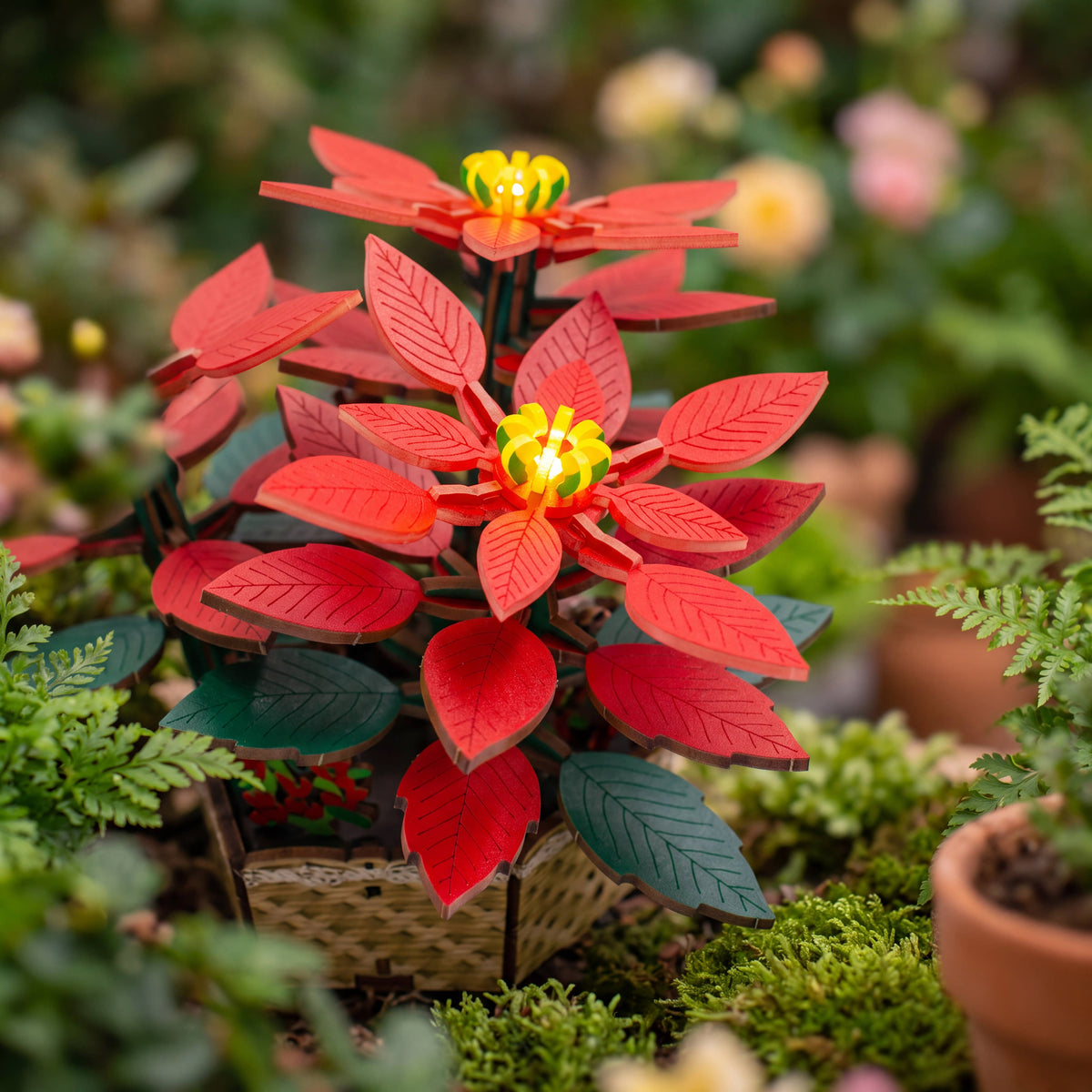 DIY Flower light Kit: Poinsettia