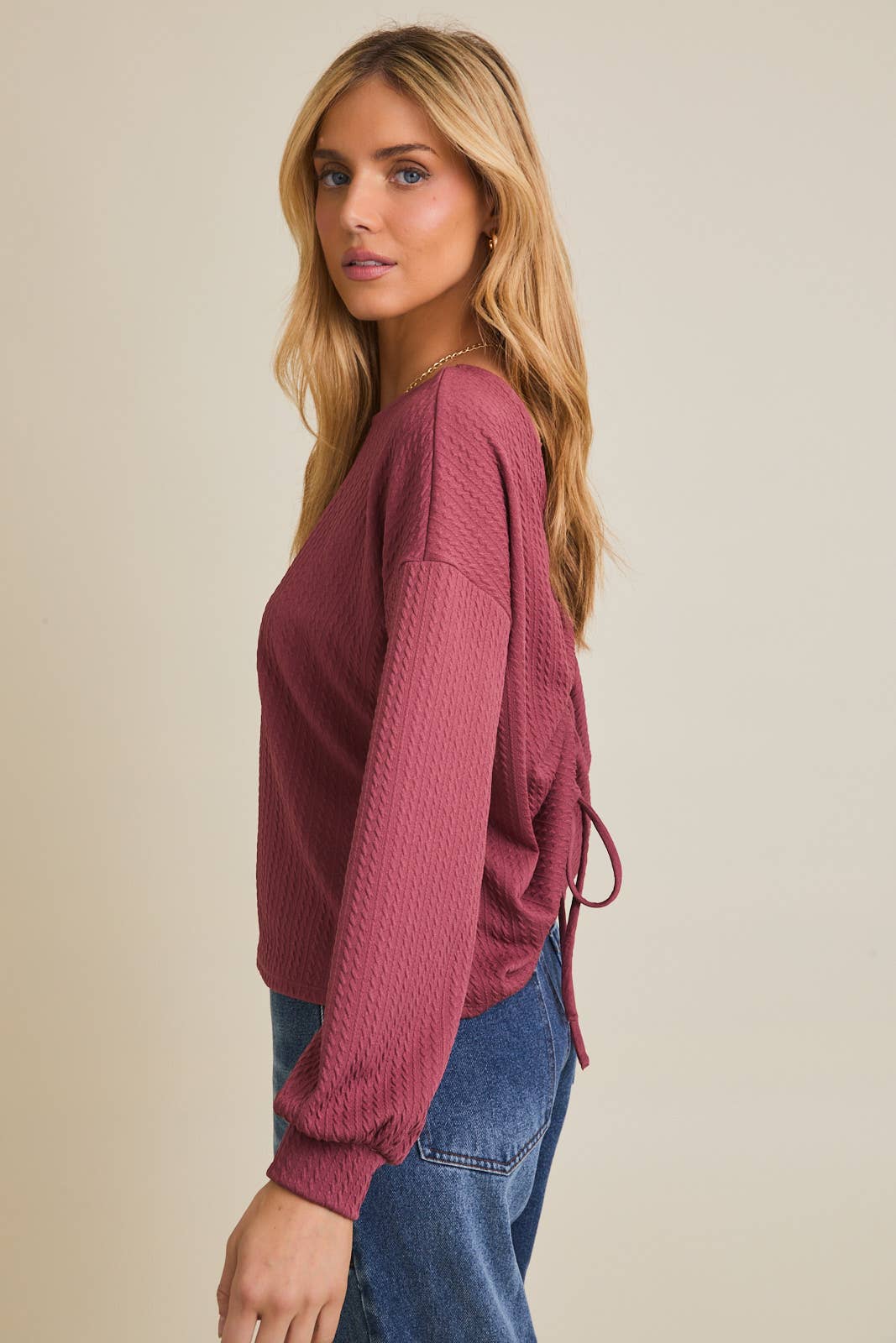 Ruching Long Sleeve