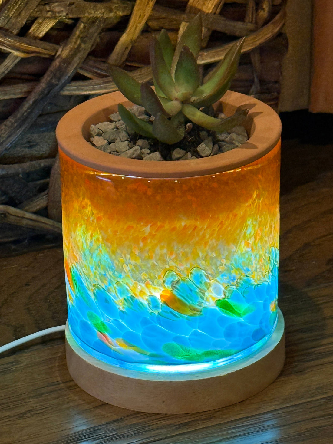 Self-Watering LED Planter