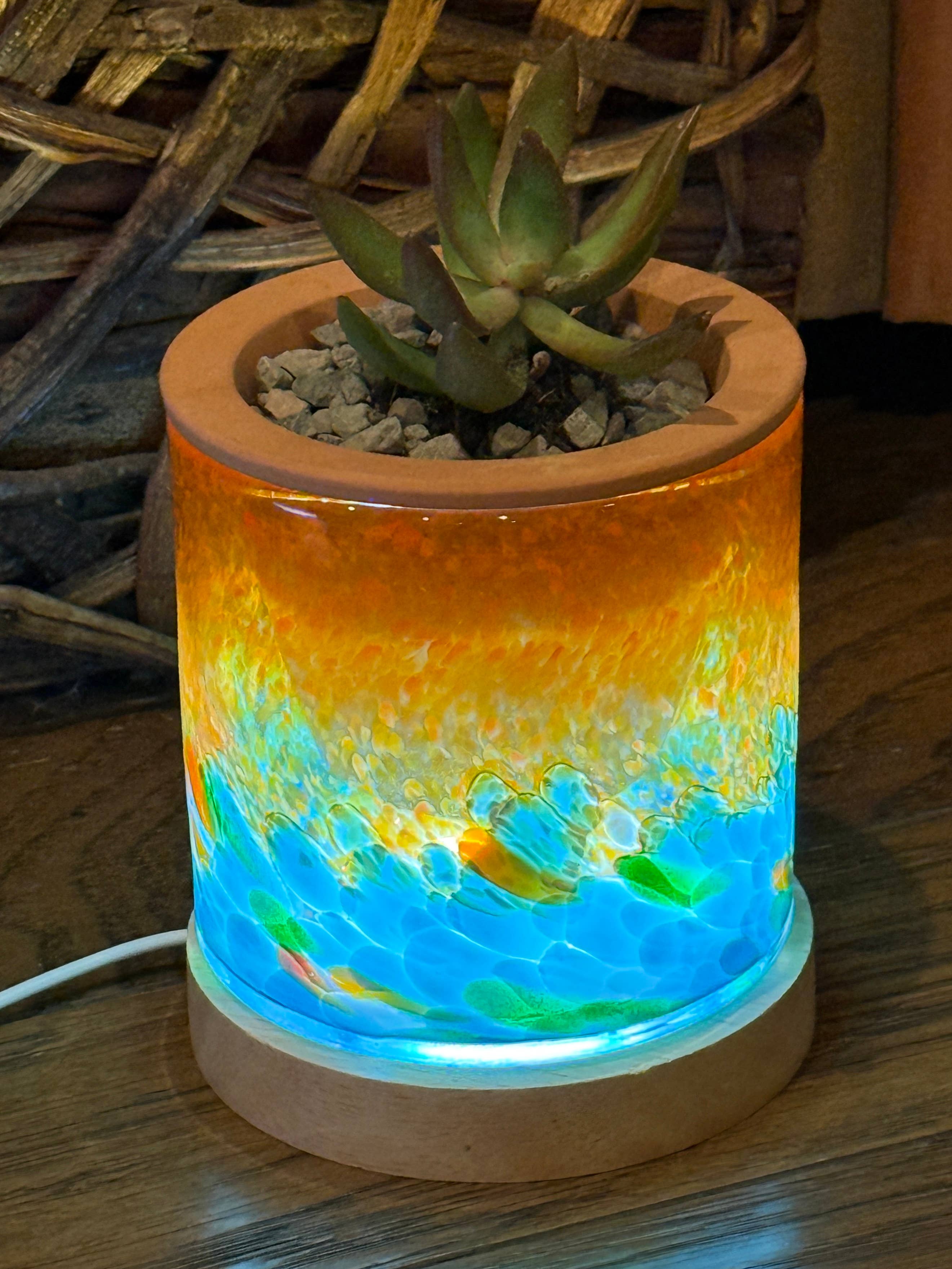 Self-Watering LED Planter