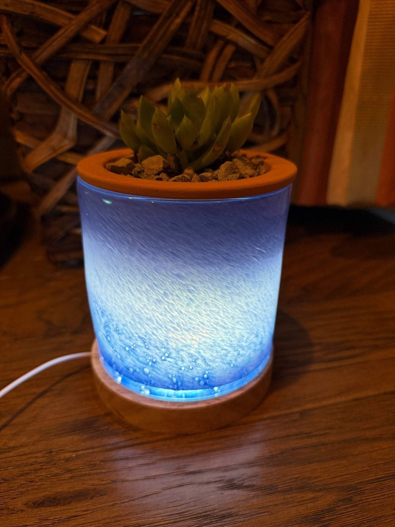 Self-Watering LED Planter