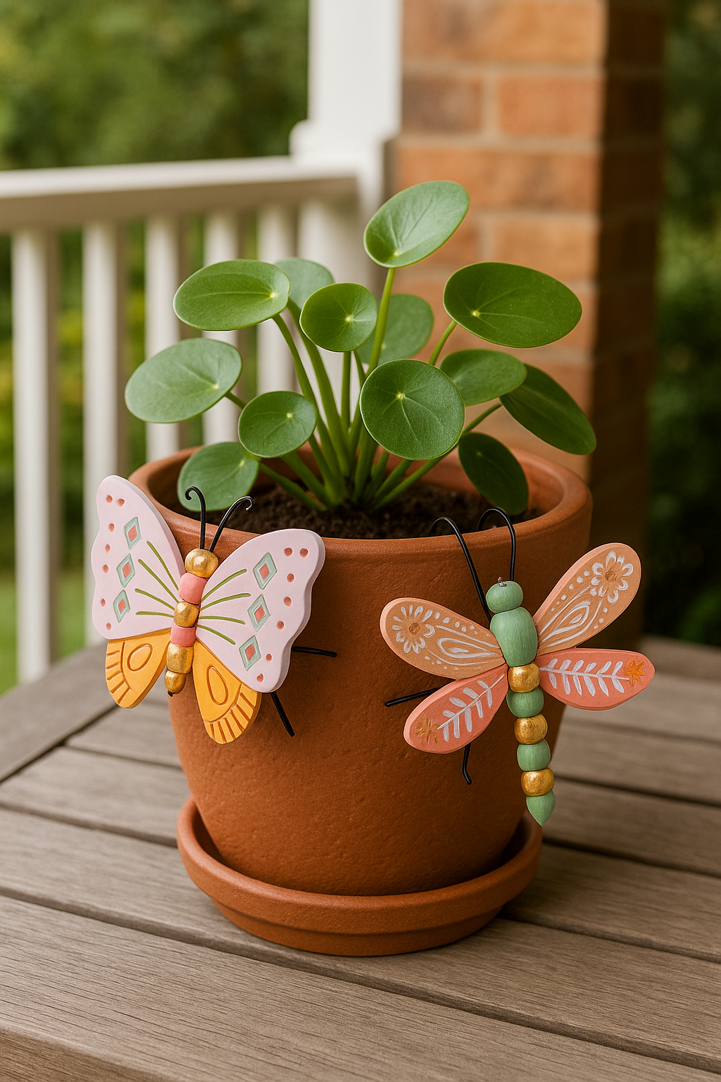 Butterfly &amp; Dragonfly Pot Hangers