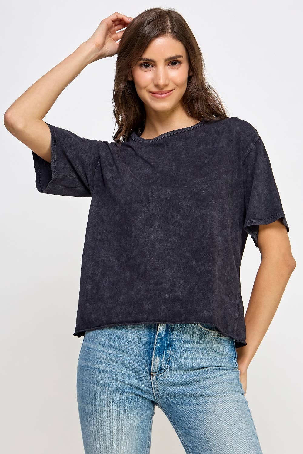 Midnight Mineral Wash Tee