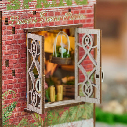 DIY Book Nook Kit: Flower Shop