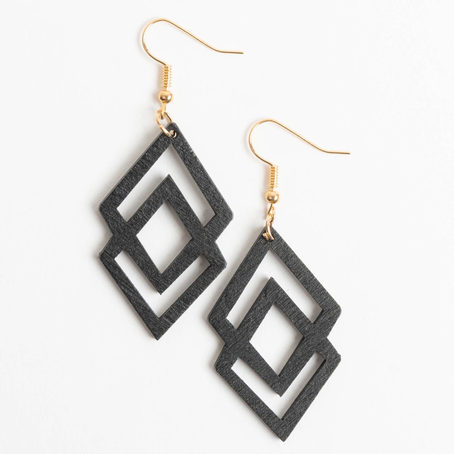 Samira Diamond Wood Earrings