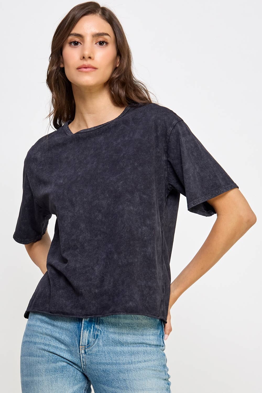 Midnight Mineral Wash Tee