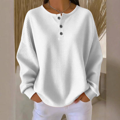 Waffle Knit Henley