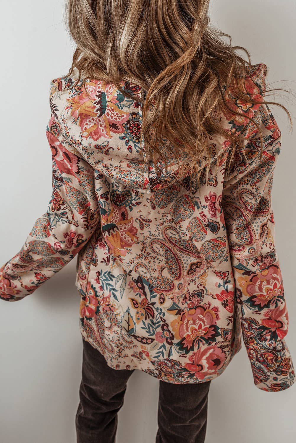 Vintage Paisley Sherpa Jacket