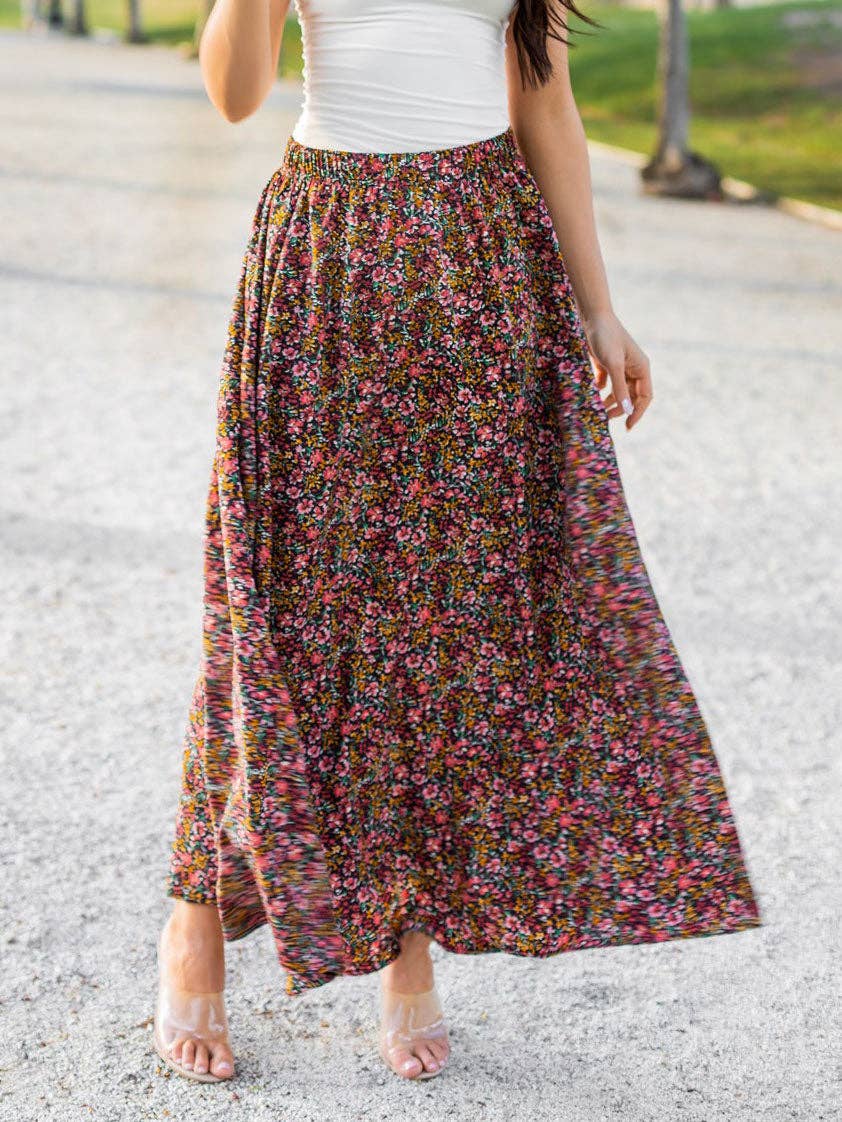 Floral Maxi Skirt