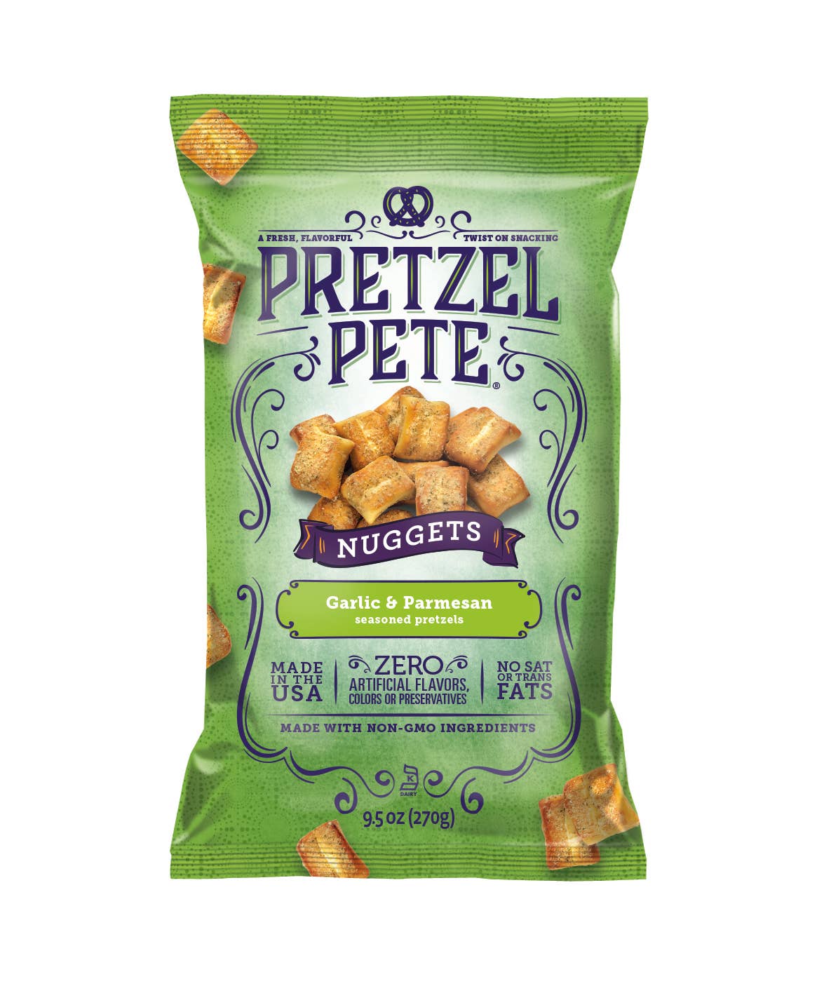 Garlic Parmesan Pretzel Nuggets