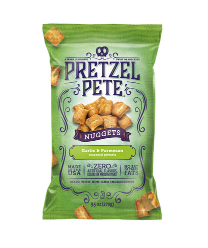 Garlic Parmesan Pretzel Nuggets