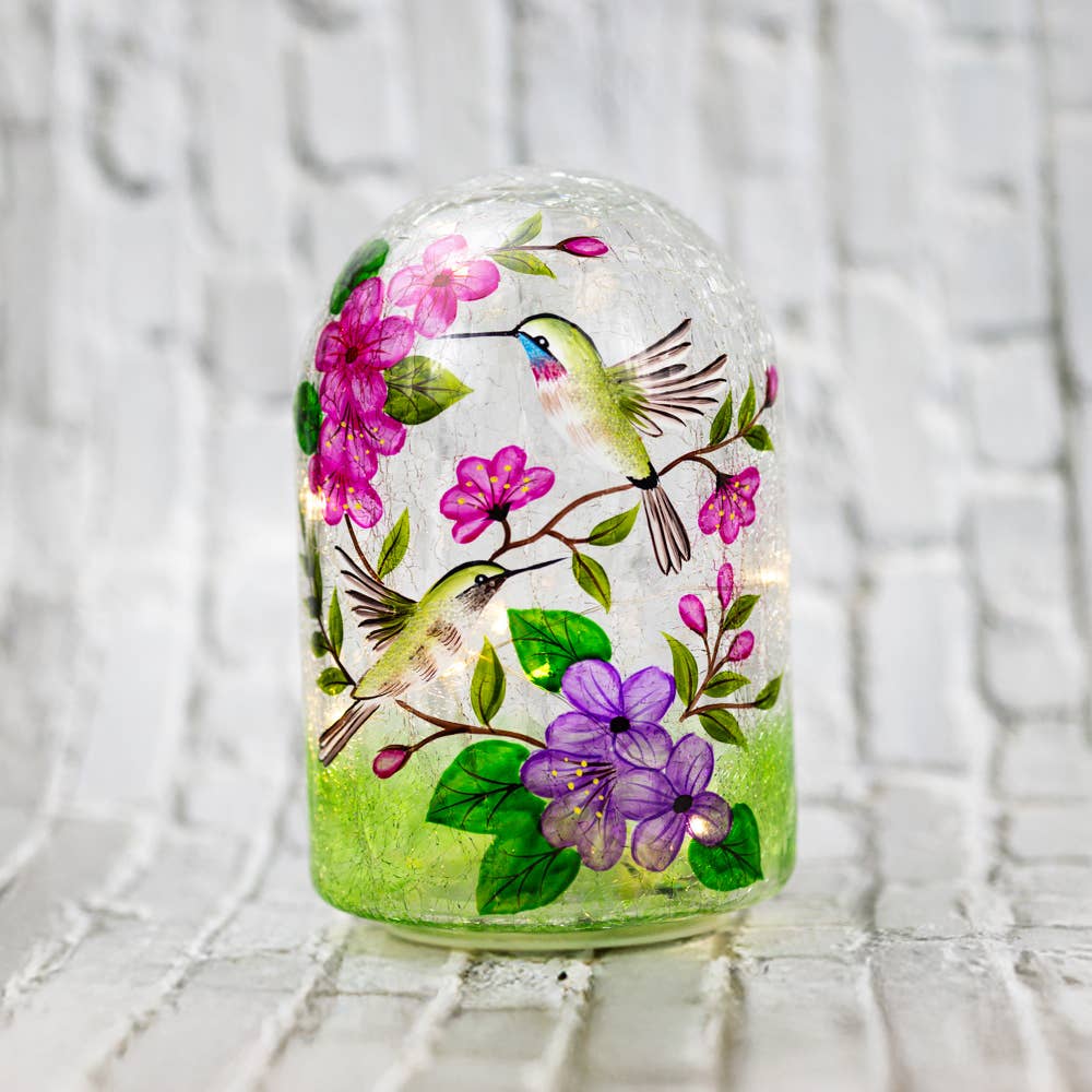 Hummingbird LED Cloche