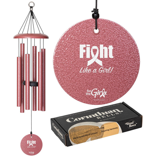 For the Girls Fight Like a Girl Wind Chime, 27-inch