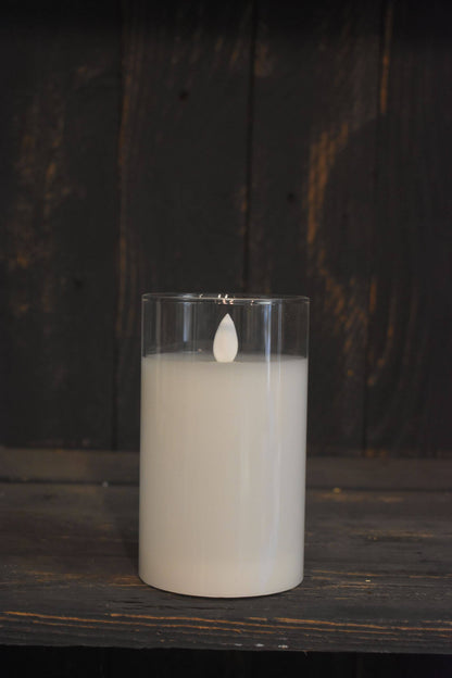 Clear Glass Candle