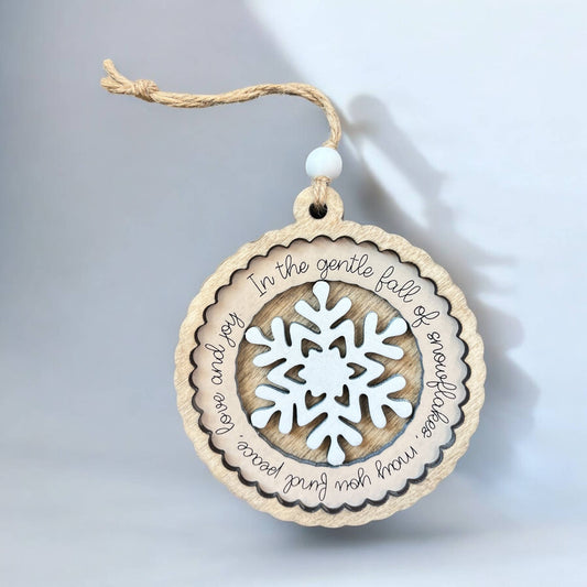Snowflake Christmas Ornament