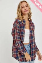 PLAID SHIRTS PLUS SIZE