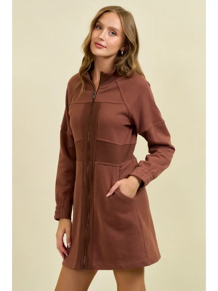 Funnel Neck Zip up