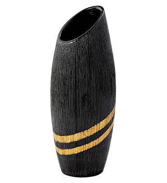 Hori Black/Gold Vase