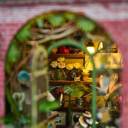 DIY Book Nook Kit: Flower Shop