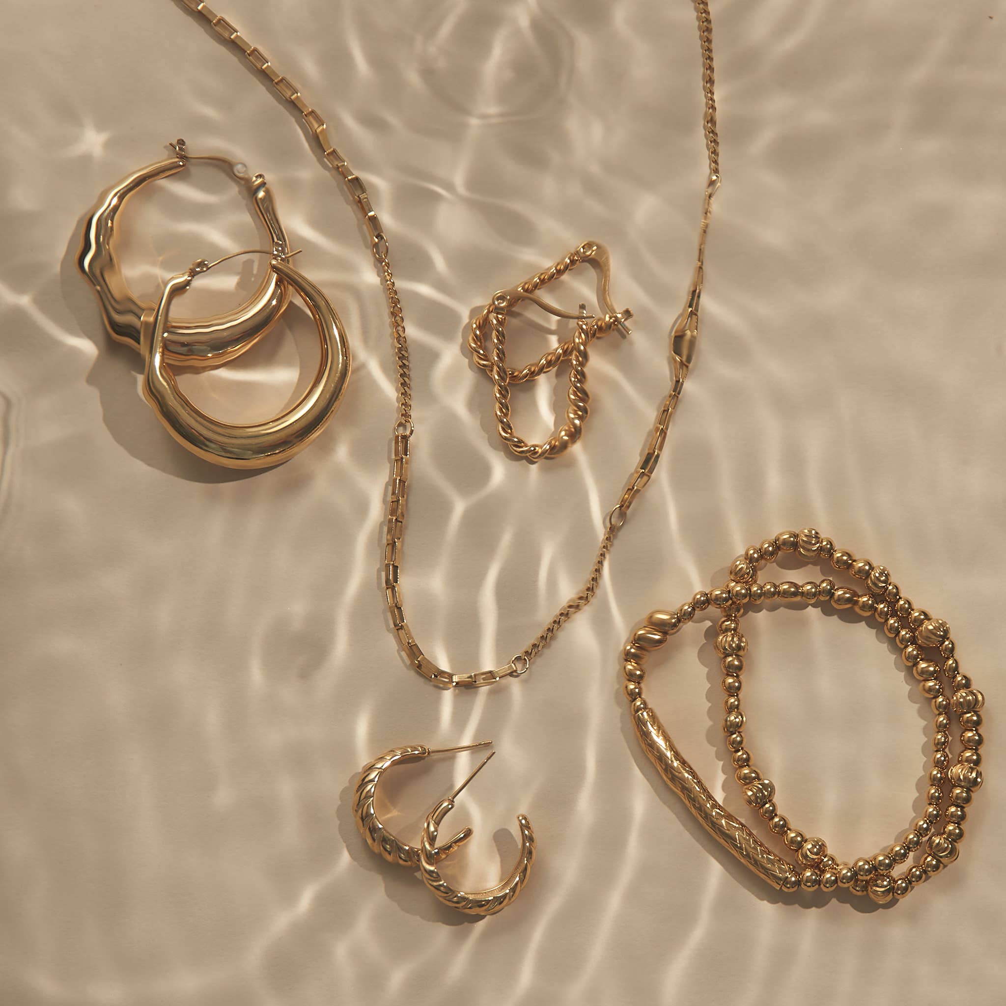 Half Moon Hoop Trios