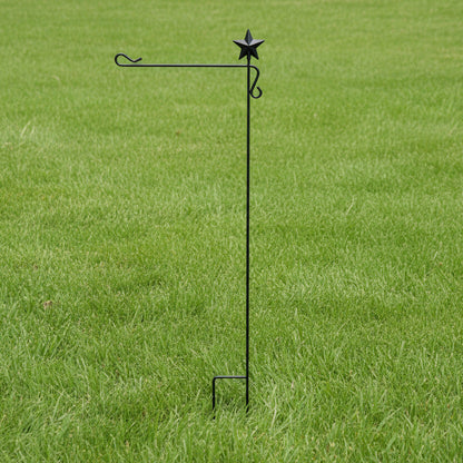 Garden Flag Pole With Star