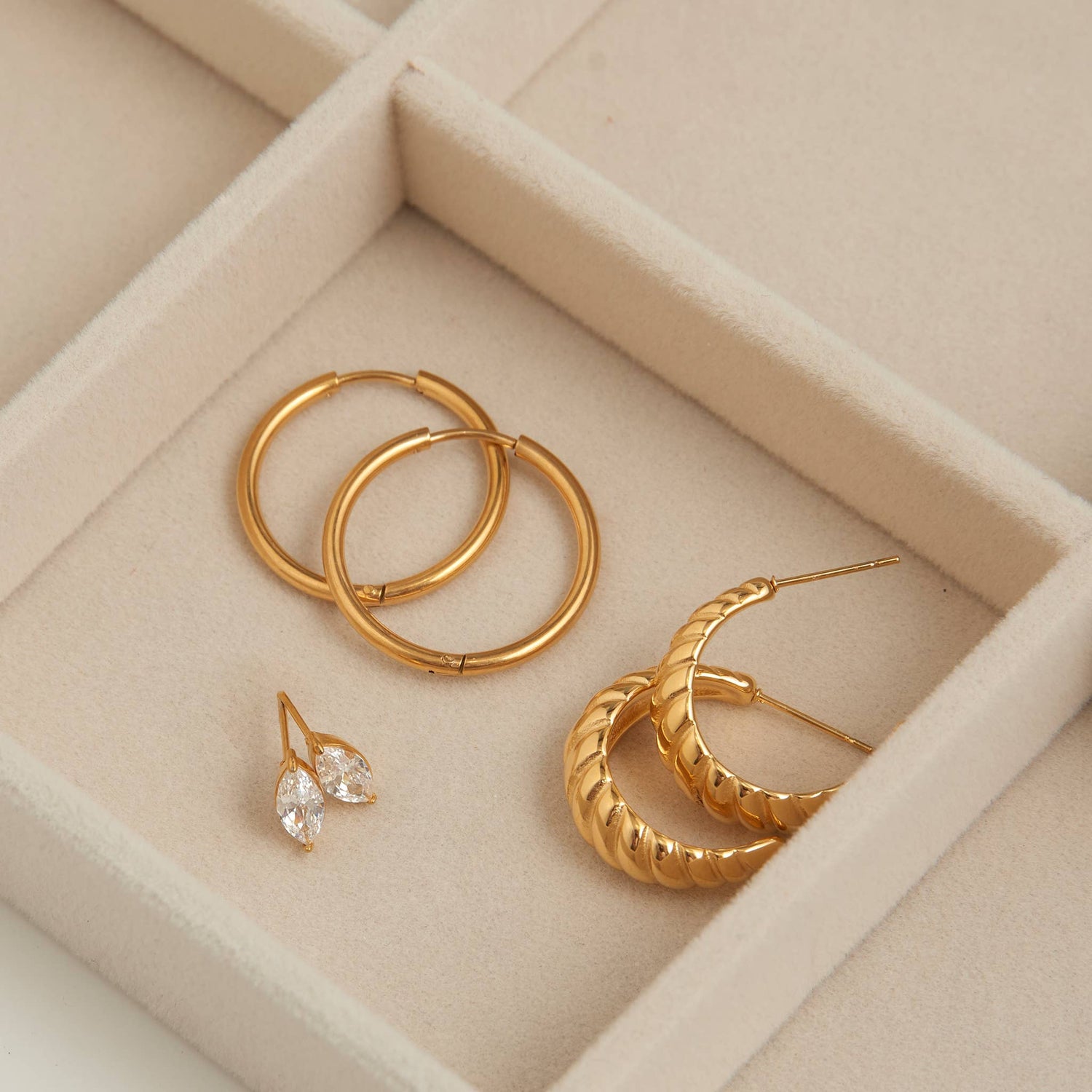Half Moon Hoop Trios