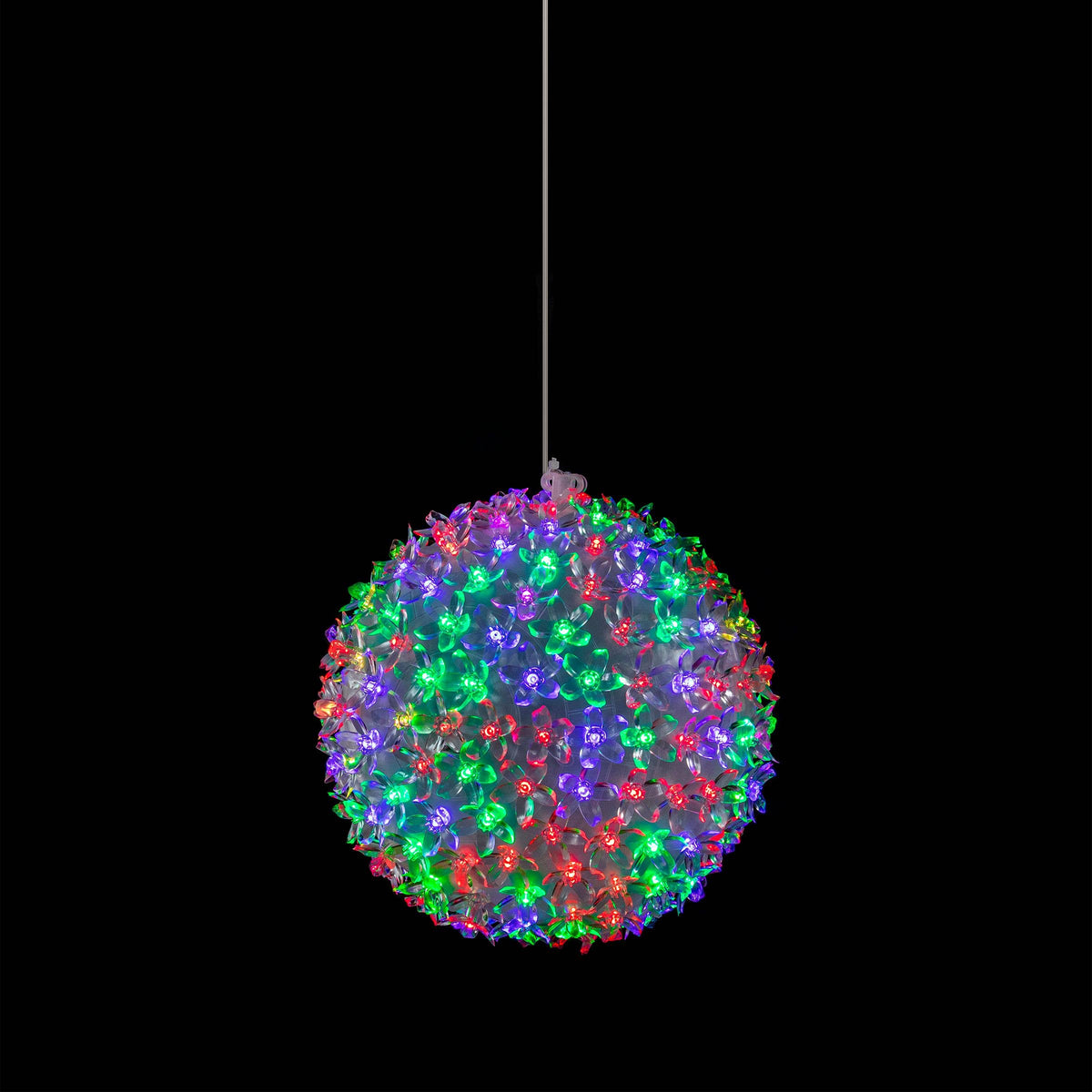Alpine Corporation Twinkling Sphere with Red, Green and Blue