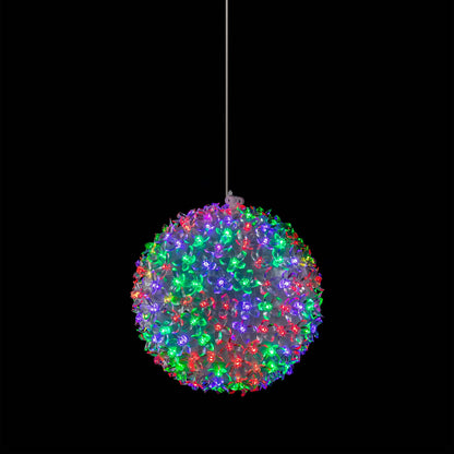 Alpine Corporation Twinkling Sphere with Red, Green and Blue