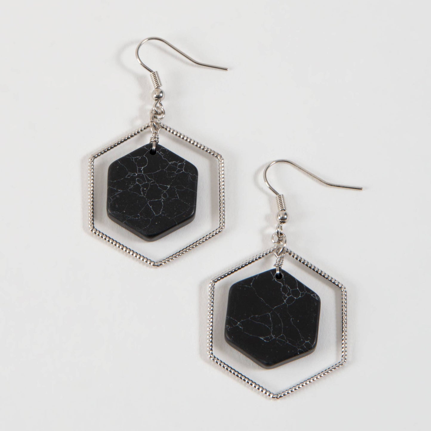 Cori Hexagon Earrings
