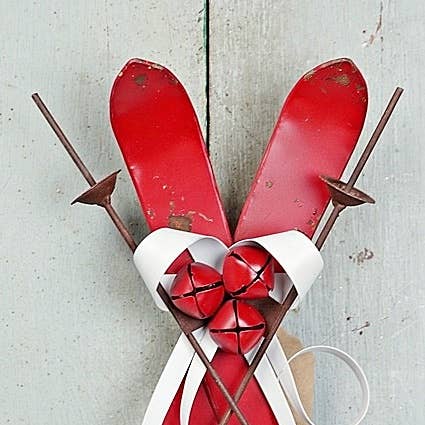 Red Ski Decor