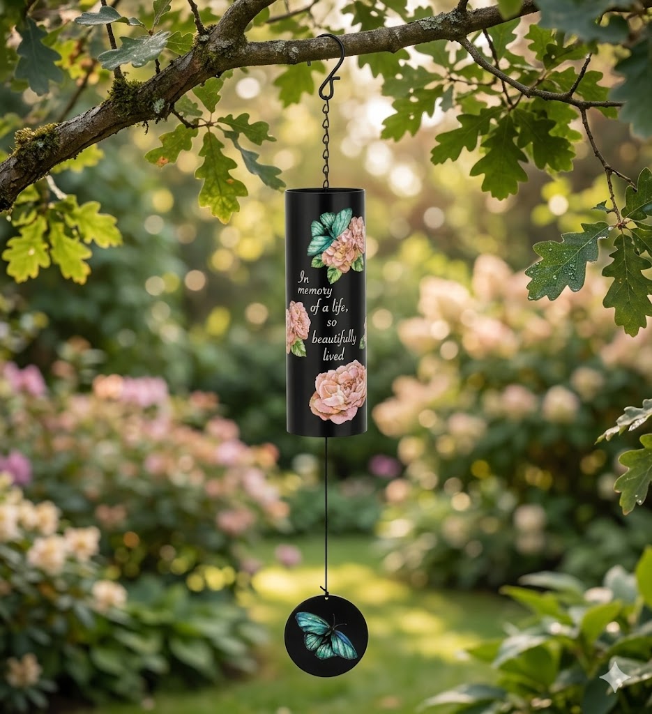 In Memory Cylinder Wind Chime