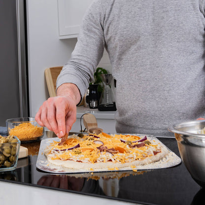 Old Stone Foldable Pizza Peel With Folding Handle, 14x16-In