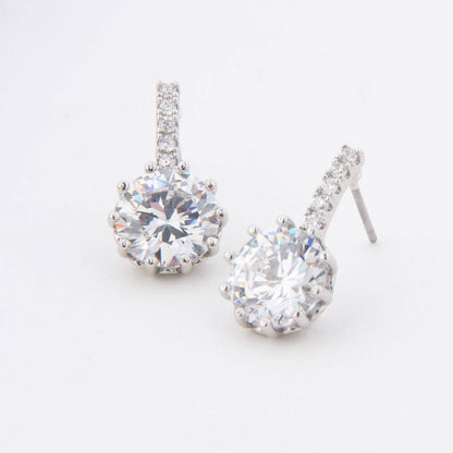 Pave Bar Earrings