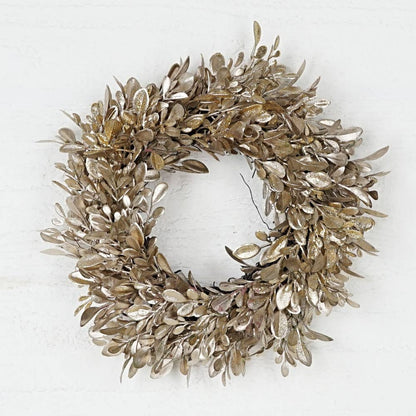 Champaign Boxwood Candle Ring